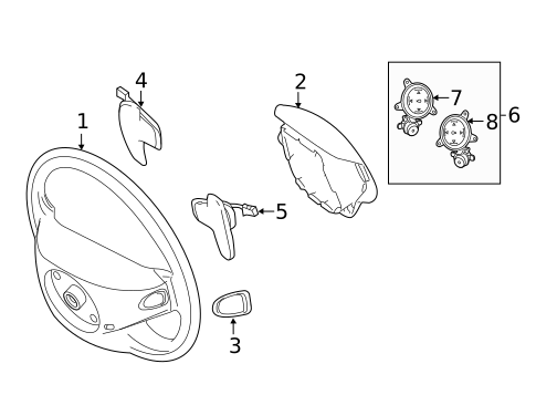 Steering Wheel & Trim for 2013 Mercedes-Benz S350 #0