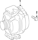 13154550283 - : Alternator for Mercedes-Benz Image