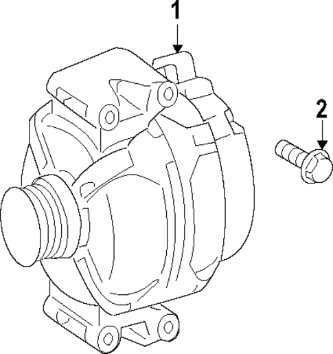 Alternator for 2010 Mercedes-Benz CL550 #0