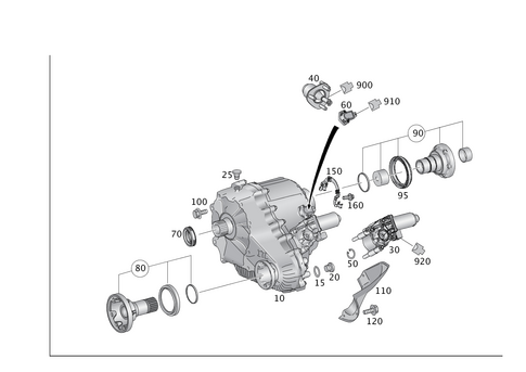 Complete Transfer Case for 2018 Mercedes-Benz GLE550e #0