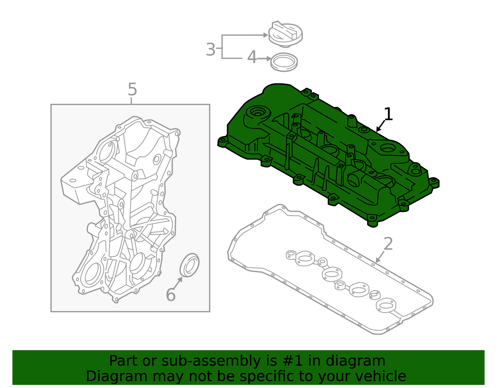 22410-03180 - Valve Cover 2019-2020 Hyundai Elantra | Hyundai Parts Space