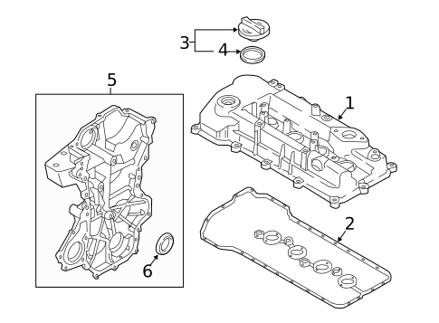 Valve & Timing Covers for 2019 Hyundai Elantra #0