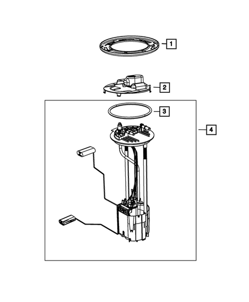 Fuel Pump and Sending Unit for 2025 Ram 3500 #1