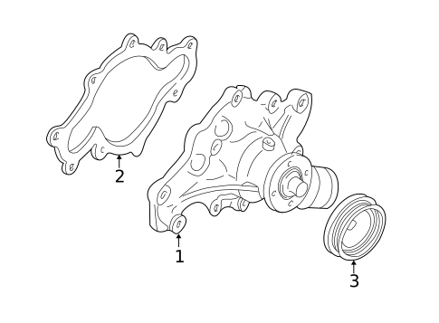 Water Pump for 2001 Ford Expedition #0