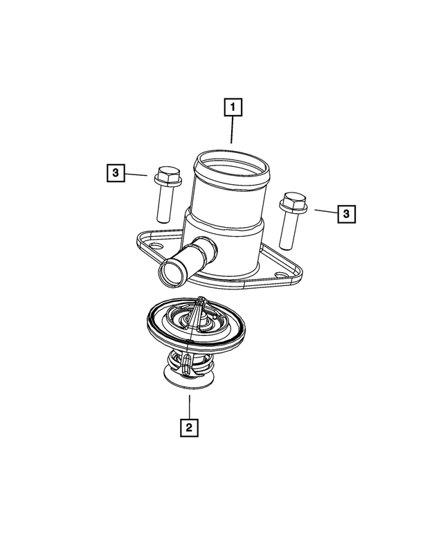 6101982 - Cooling: Hex Head Screw And Washer for Mopar Image