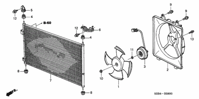 A/C Air Conditioner (Condenser) for 2005 Honda Civic #0