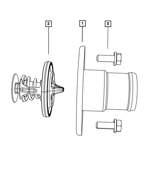 Water Pump and Related Parts for 2008 Dodge Ram 3500 #3