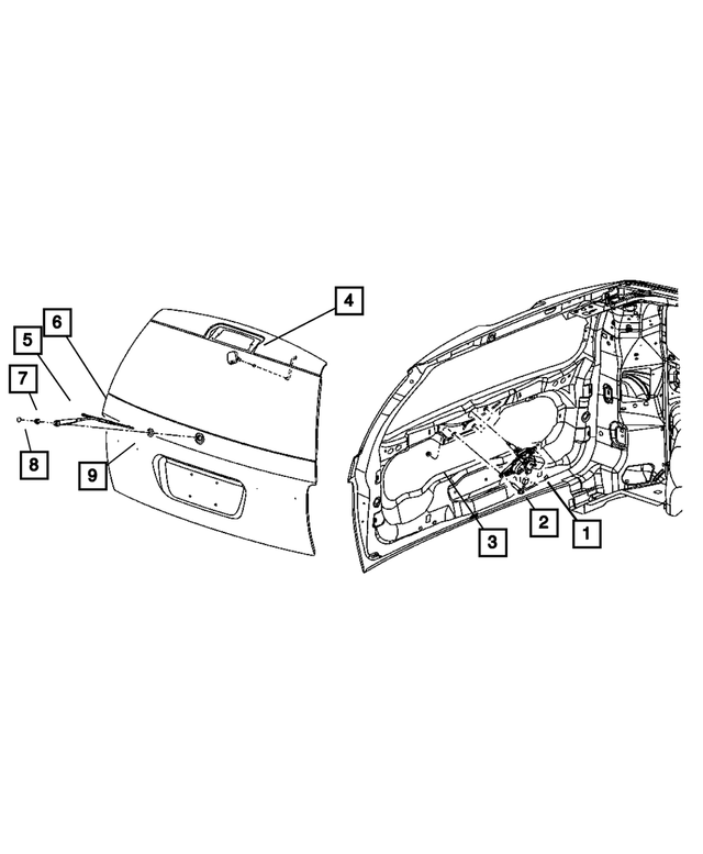 « 55077453AB – Wiper/Lock Cylinder and Keys : Ecrou De Bras D`essuie-glace Bouchon pour Mopar Image »