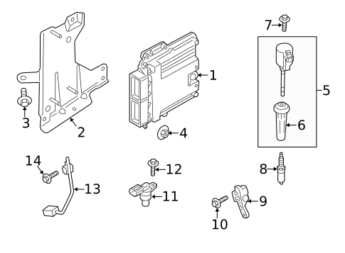 Ignition Coil for 2017 Ford Fusion #0