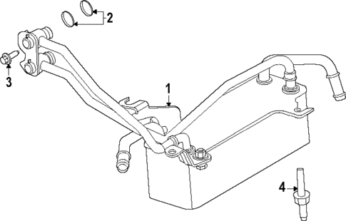Oil Cooler for 2025 Ford F-250 Super Duty #1