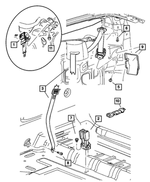 5HQ081J3AD - Restraints: Rear Inner Seat Belt for Mopar Image