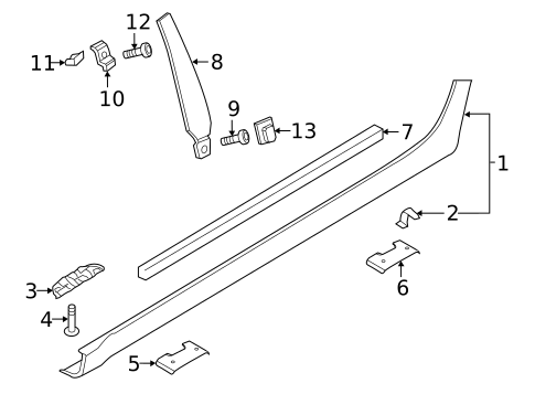 Exterior Trim - Pillars for 2018 Audi RS7 #0