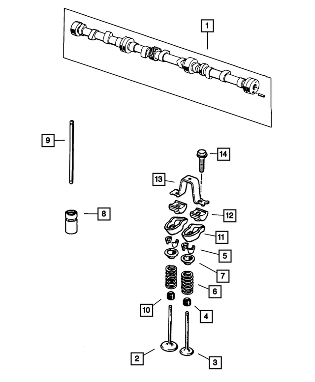 53010513AA - Engine 4.0L Six Cylinder: Exhaust Valve for Mopar Image