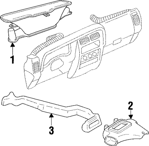 Ducts for 2000 Jeep Cherokee #0