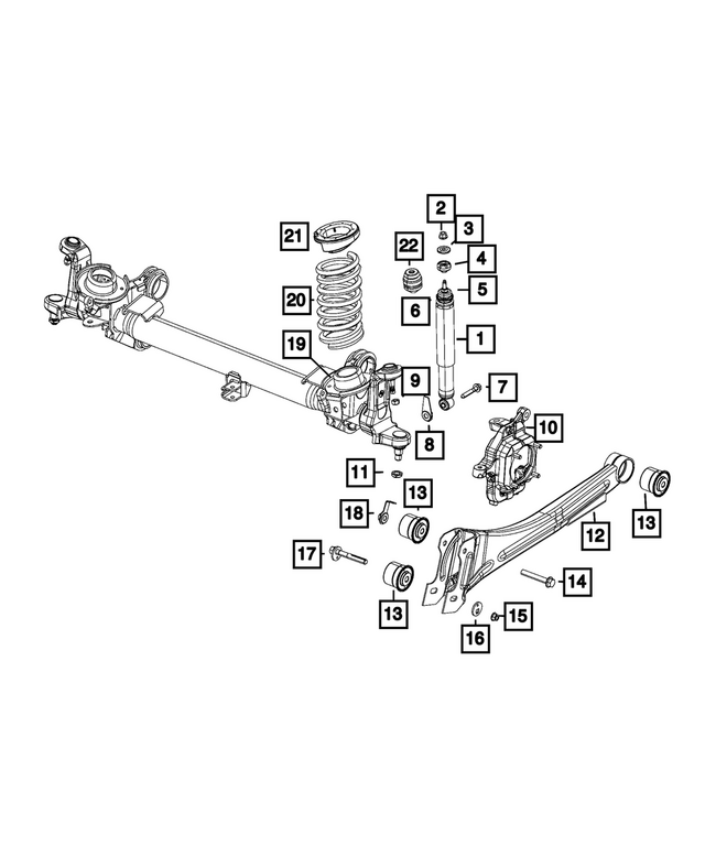 6503029 - Front Suspension: Hex Nut for Mopar Image