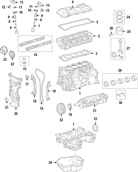 Engine for 2016 Toyota Camry #0