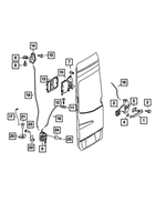 6104136AA - Doors, Door Mirrors and Related Parts: Screw for Mopar Image