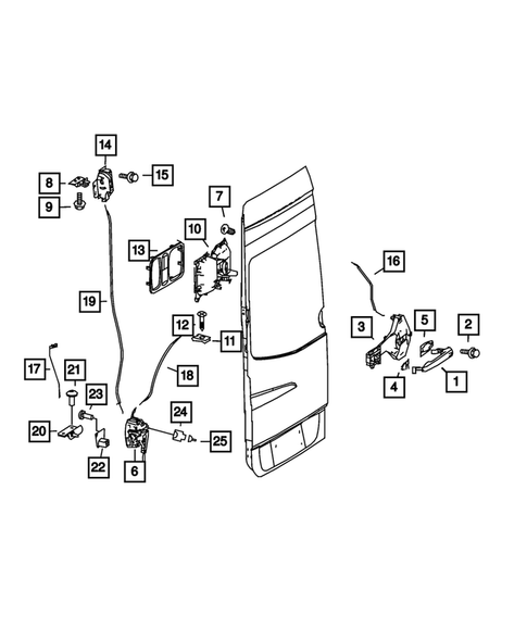 Dual and Single Cargo Door for 2009 Dodge Sprinter 3500 #0