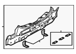 G91103NFMA - Body: Rear Body Panel for Nissan: LEAF Image
