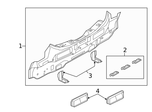 Rear Body for 2013 Nissan LEAF #0