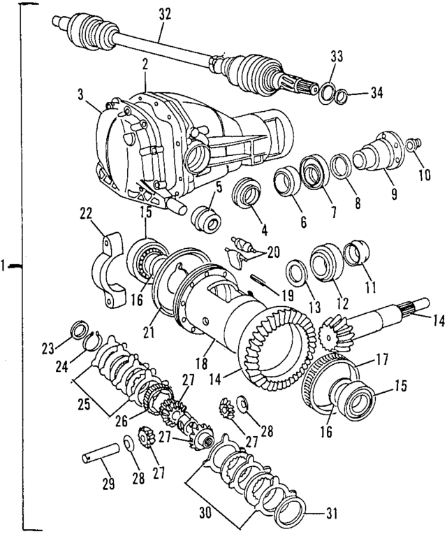 6814623 - Universals &amp; Rear Axle: Side Washer for Volvo: 240, 740, 780, 940, 960, S90, V90 Image