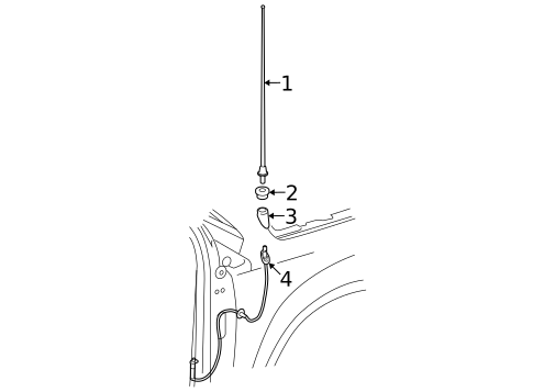 Antenna & Radio for 2015 Jeep Compass #0