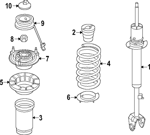 Shocks & Components for 2023 Genesis Electrified G80 #0