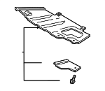 ML3Z5D032F - Body: Front Plate for Ford Image