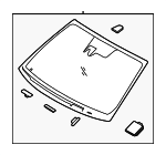 86110L0140 - : Windshield for Hyundai: Sonata Image