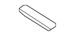 861143D000 - Body: Windshield Pad for Hyundai Image