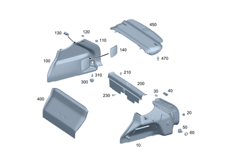 Trunk Lining for 2025 Mercedes-Benz Maybach EQS 680 SUV #0