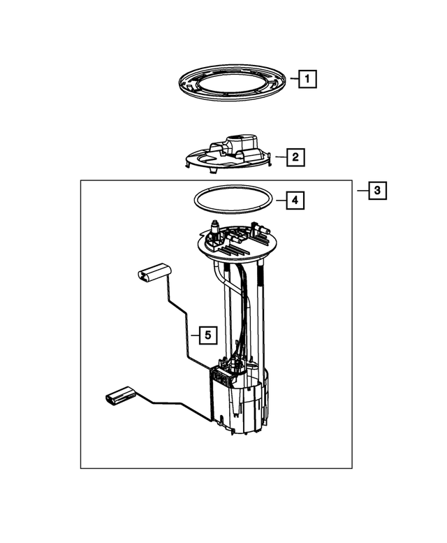 68644125AA - Fuel: Fuel Pump/level Unit Module Kit for Mopar Image