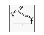 PX4J15384 - Cooling System: Overflow Hose for Mazda Image