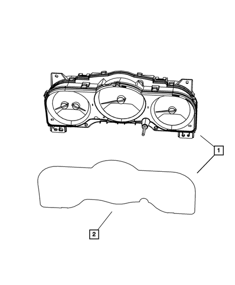 Instrument Panel Cluster for 2011 Jeep Liberty #0