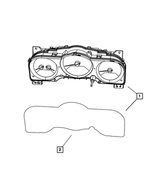 5172928AE - : Instrument Panel Cluster for Mopar Image