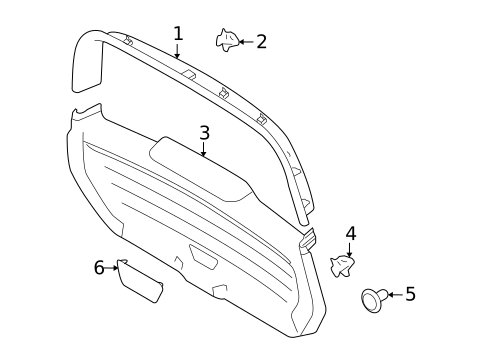 Interior Trim for 2015 Ford Flex #0