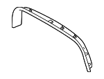 CA8Z7442410AB - Body: Upper Gate Trim for FORD Image