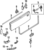 K01A62310B - : Lock Assembly for Kia: Sportage Image