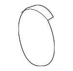 865173V500 - Body: Tow Bracket Cover for Hyundai Image