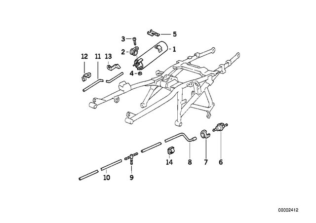 7119919801 - : Fillister-Head Screw - M6X16 for BMW-Motorrad Image