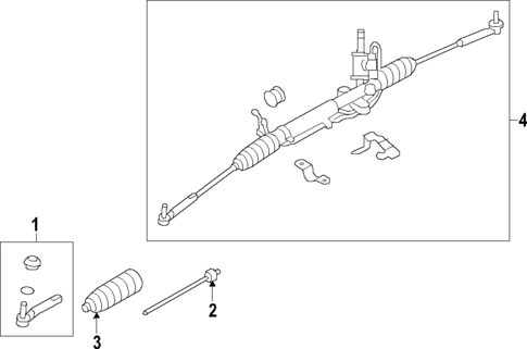 Steering Gear & Linkage for 2017 Subaru Impreza #1