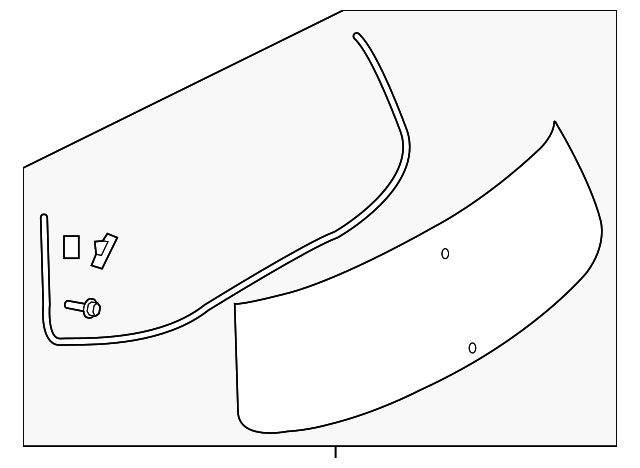 Lift Gate Glass - Nissan (K0300-1V80B)
