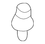 9046709172 - Body: Bumper Cover Plug for Lexus Image