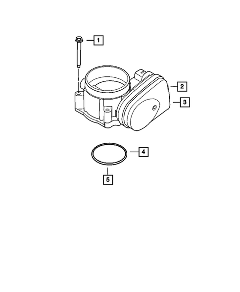 Throttle Body for 2009 Dodge Ram 2500 #0