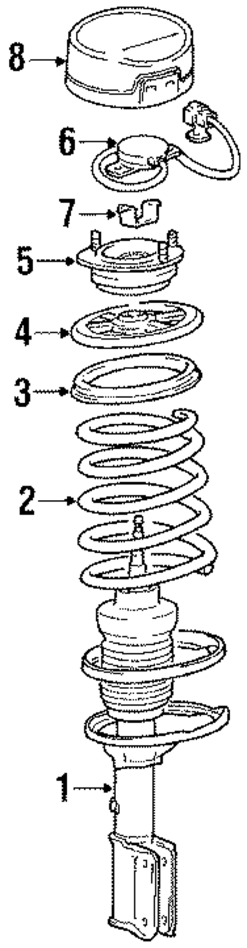Struts & Suspension Components for 1990 Mitsubishi Galant #0