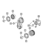 68503254AA - Cooling: Idler Pulley for Mopar Image image