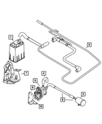 5278833AC - Emission Controls: Canister To Natural Vacuum Leak Detection Hose for Mopar Image