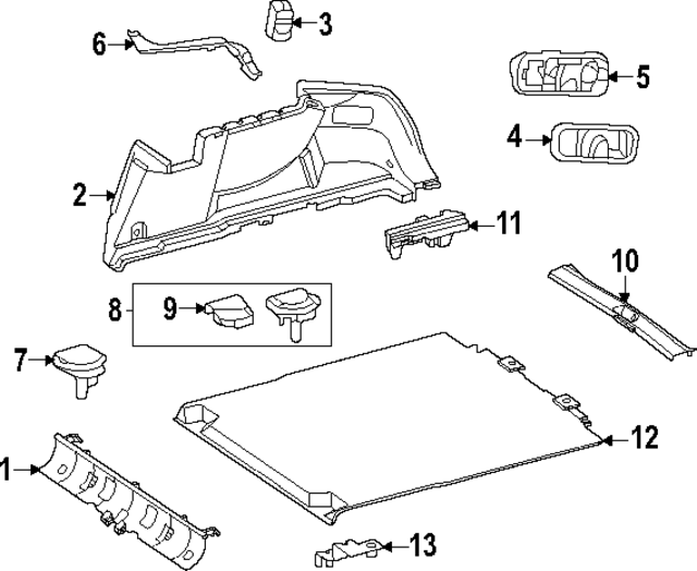 2146800206 - : Holder for Mercedes-Benz Image