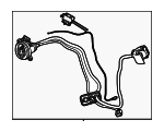 80A971093G - Body: Socket &amp; Wire for Audi Image image