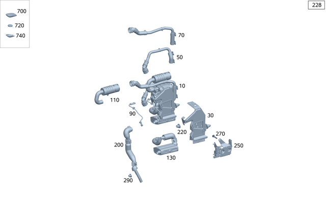 2238307603 - : Hose Line for Mercedes-Benz Image